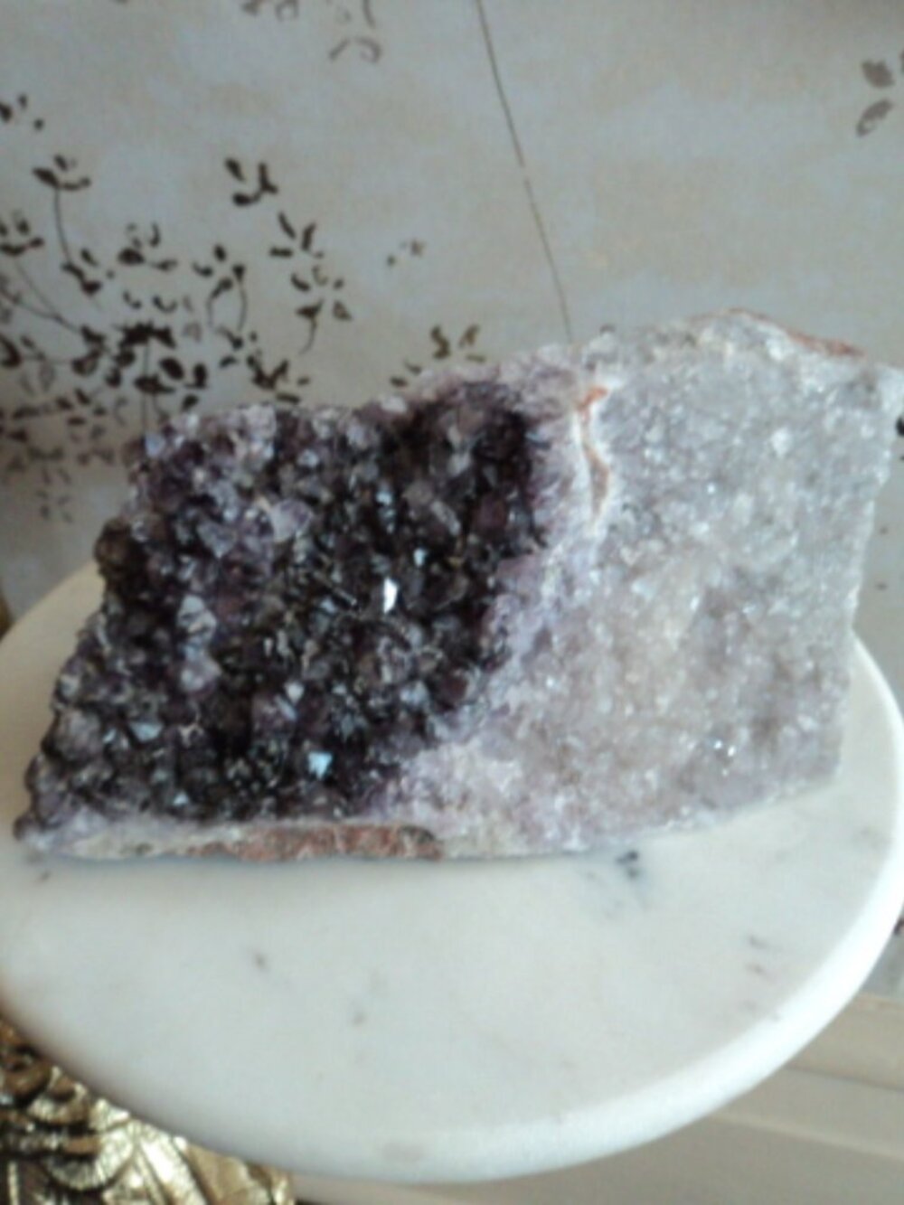 amethyst rock~ 8" x 4"